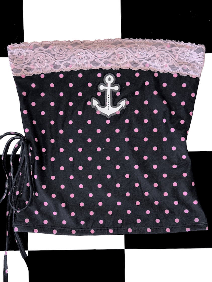 o'mighty ANCHOR POLKA TUBE IN BLACK