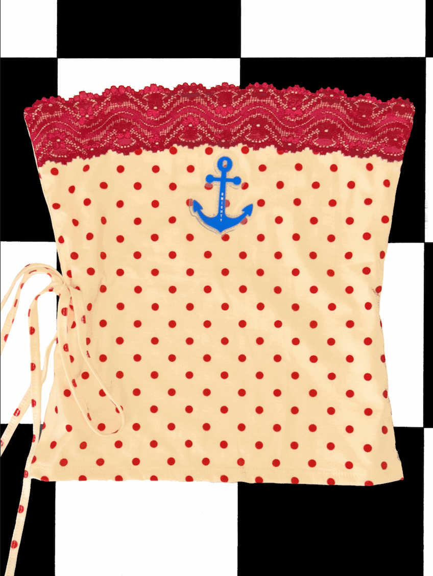 o'mighty ANCHOR POLKA TUBE IN CREAM