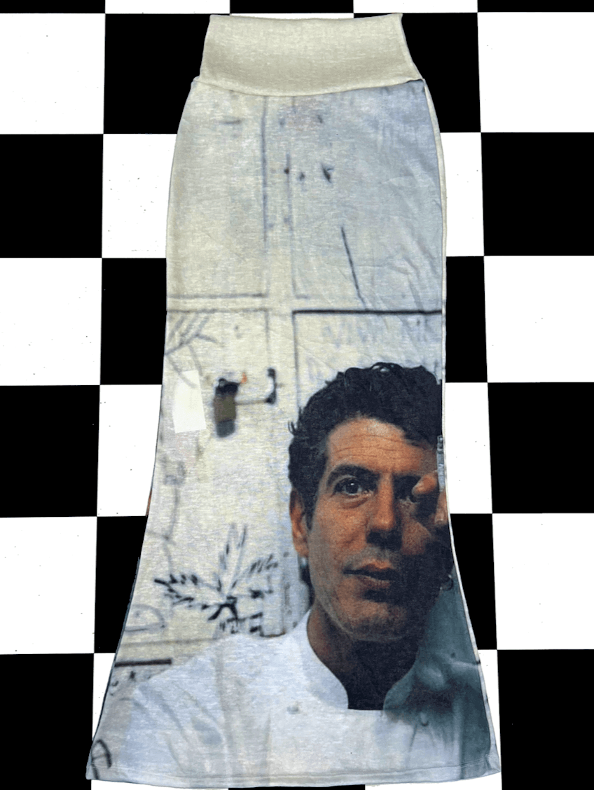 o'mighty ANTHONY BOURDAIN SLUB SKIRT
