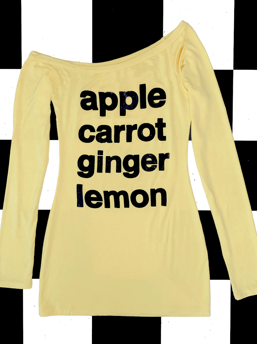 o'mighty APPLE CARROT GINGER LEMON DRESS
