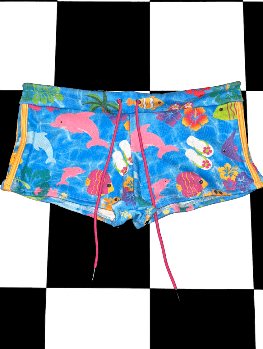 o'mighty AQUAMARINE POINTELLE SHORT