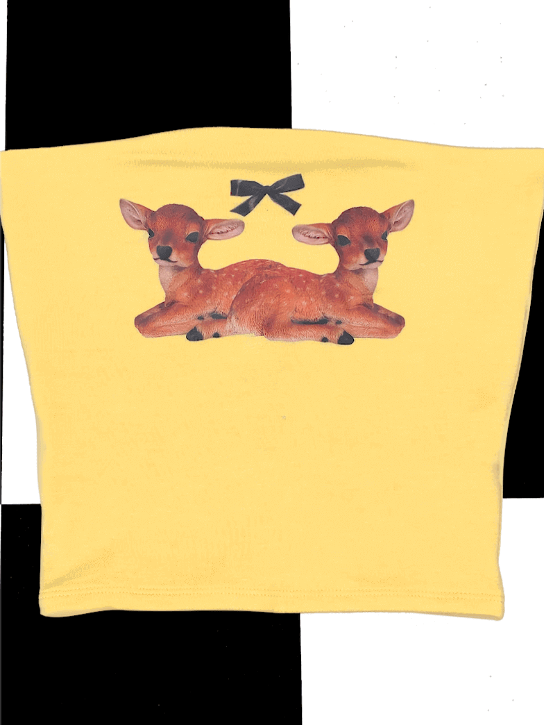 o'mighty BAMBI BOOB TUBE IN BUTTER