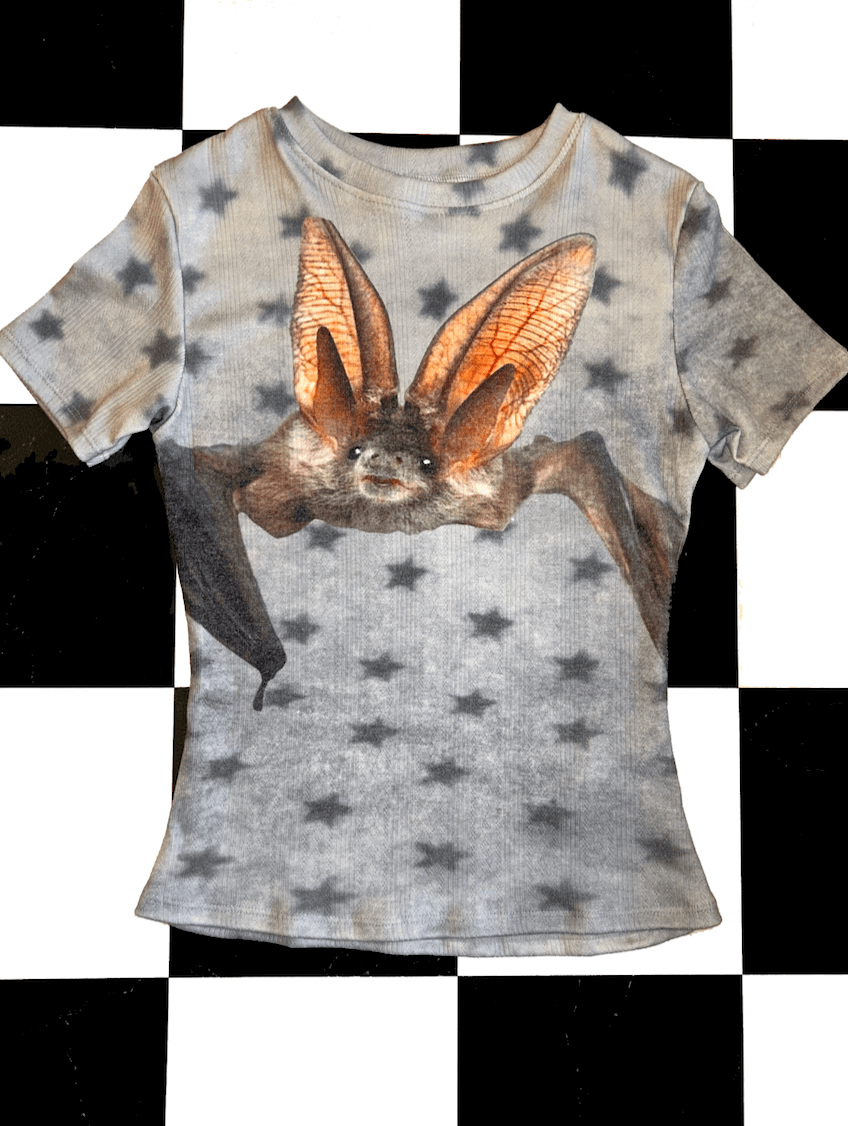 o'mighty BAT STAR POINTELLE TEE