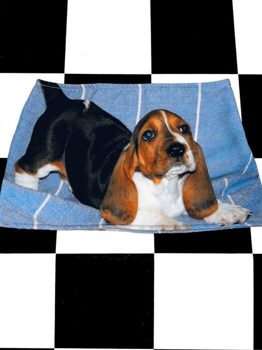 o'mighty BEAGLE PUPPY MICRO SKIRT