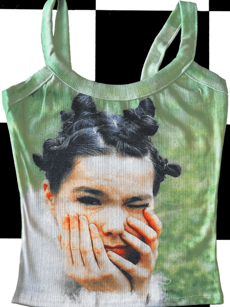 o'mighty BJORK POINTELLE TANK