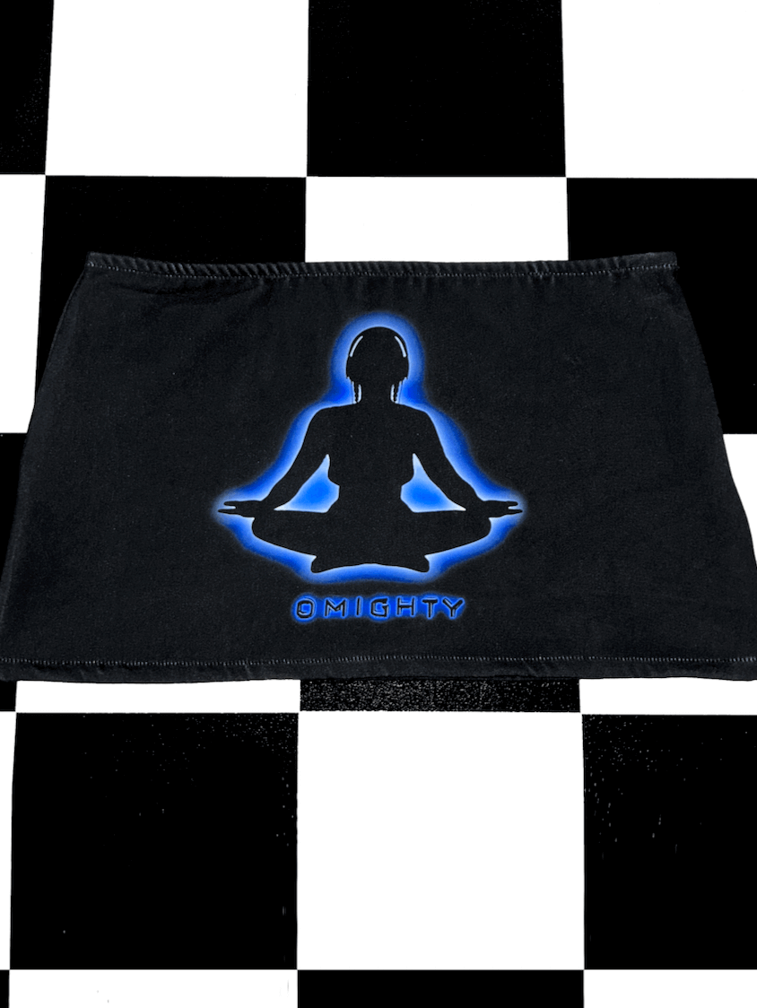 o'mighty BLUE AURA MICRO SKIRT