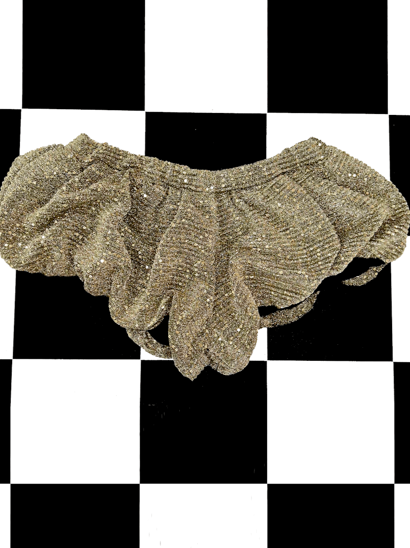 o'mighty BOBA SHORT IN GOLD SHIMMER