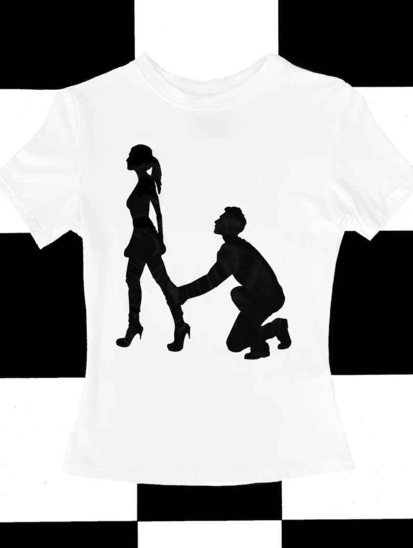 o'mighty BOYS LOVE ME BABY TEE IN WHITE