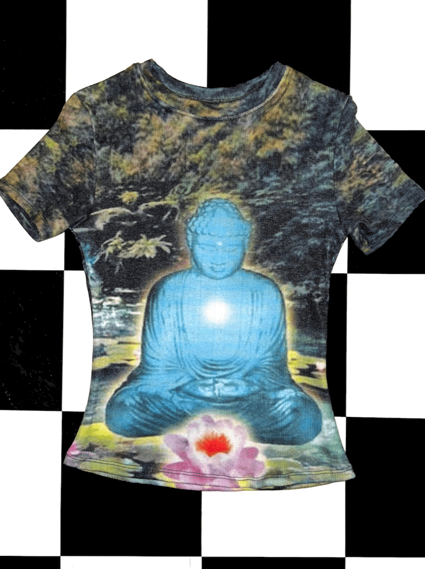 o'mighty BUDDHA POINTELLE TEE
