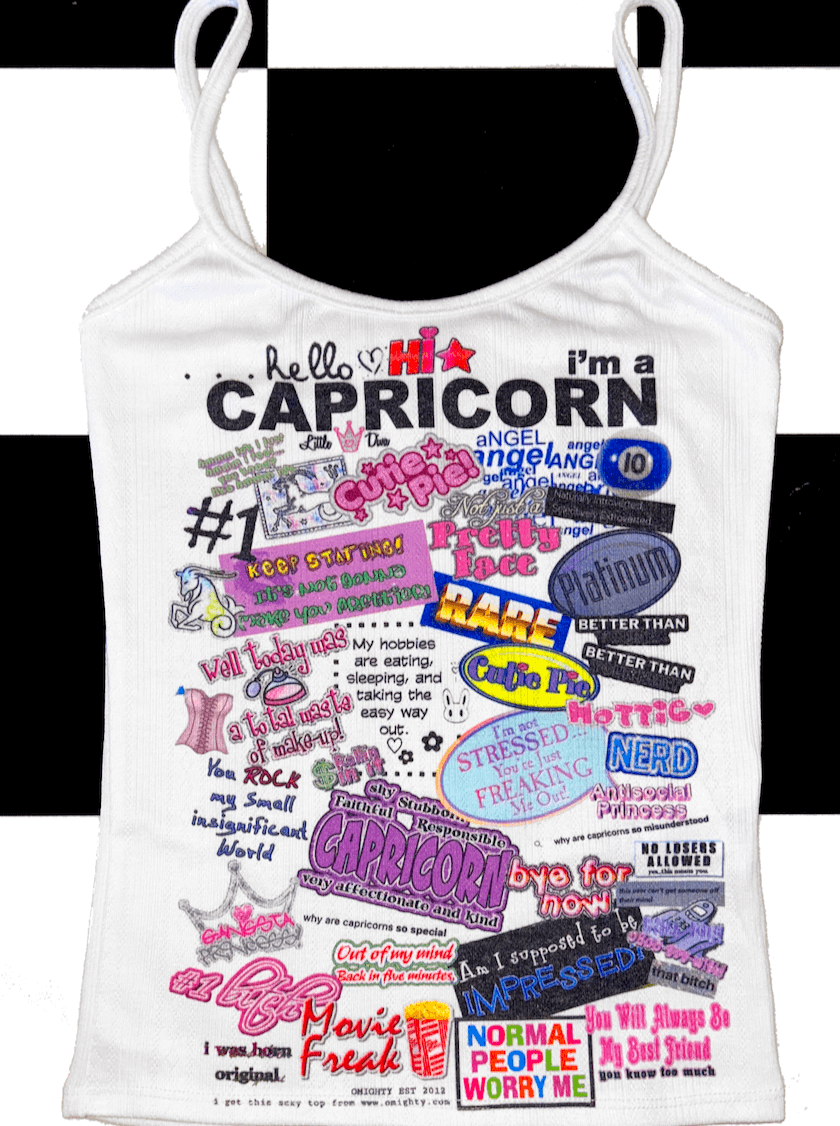 o'mighty CAPRICORN POINTELLE CAMI