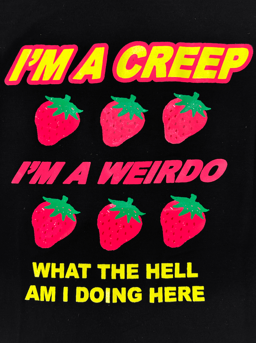 o'mighty CREEP BABY TEE IN BLACK