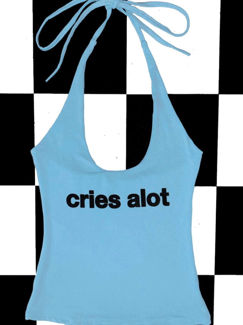 o'mighty CRIES ALOT HALTER