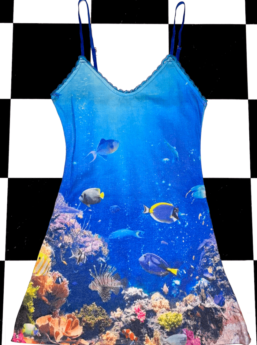 o'mighty DEEP SEA POINTELLE DRESS