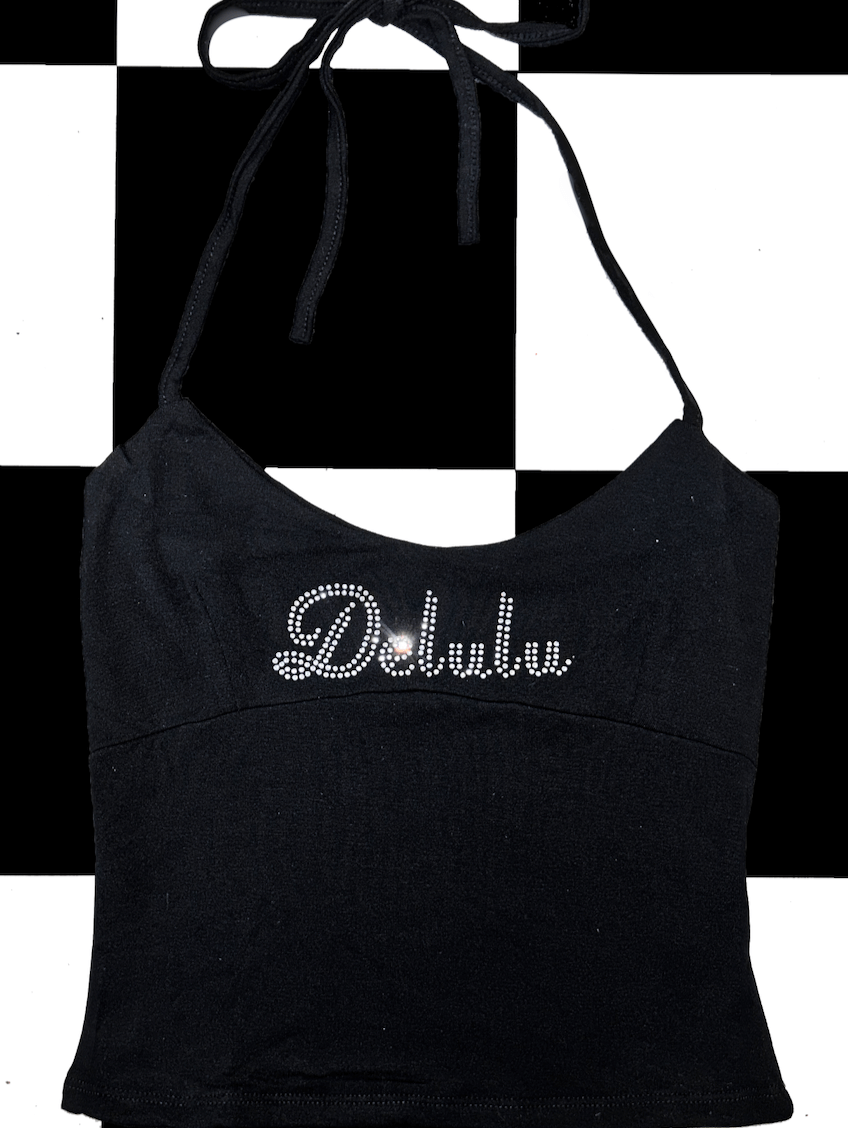 o'mighty DELULU HALTER TOP
