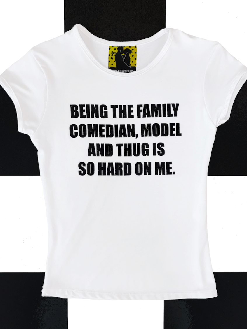 o'mighty FAMILY COMEDIAN IN WHITE