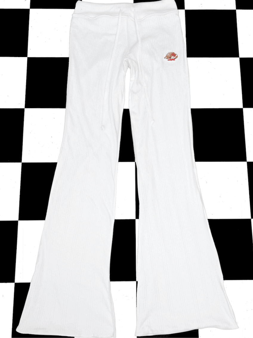 o'mighty FAWN POINTELLE PANT IN WHITE