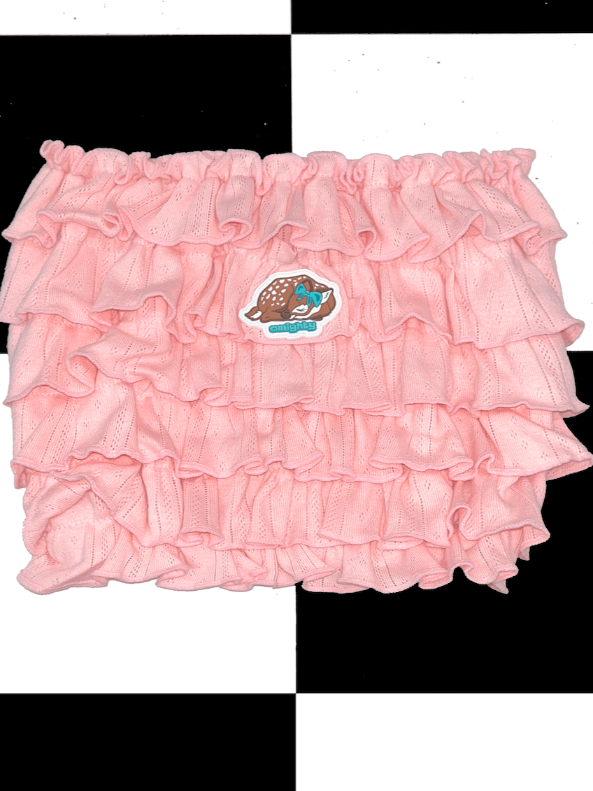 o'mighty FAWN RUFFLE TUBE IN PINK