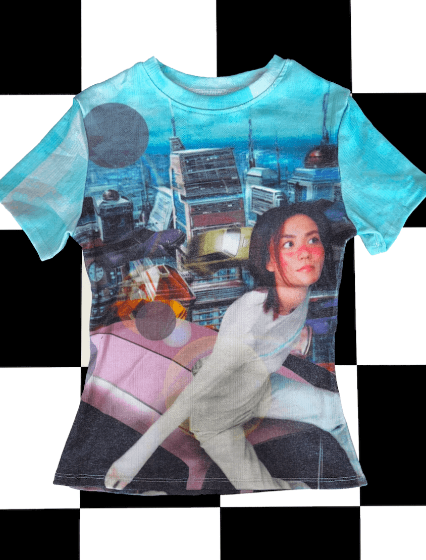 o'mighty FAYE WONG POINTELLE TEE
