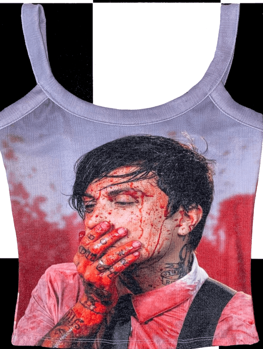 o'mighty FRANK IERO POINTELLE CAMI