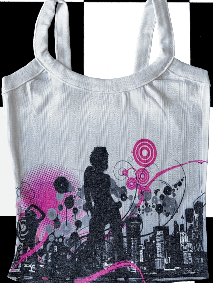 o'mighty FRUTIGER METRO TANK IN GREY