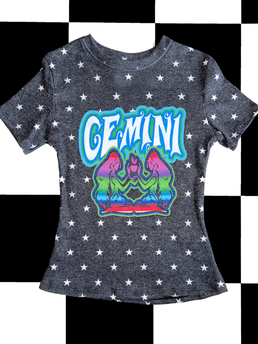 o'mighty GEMINI STAR POINTELLE TEE