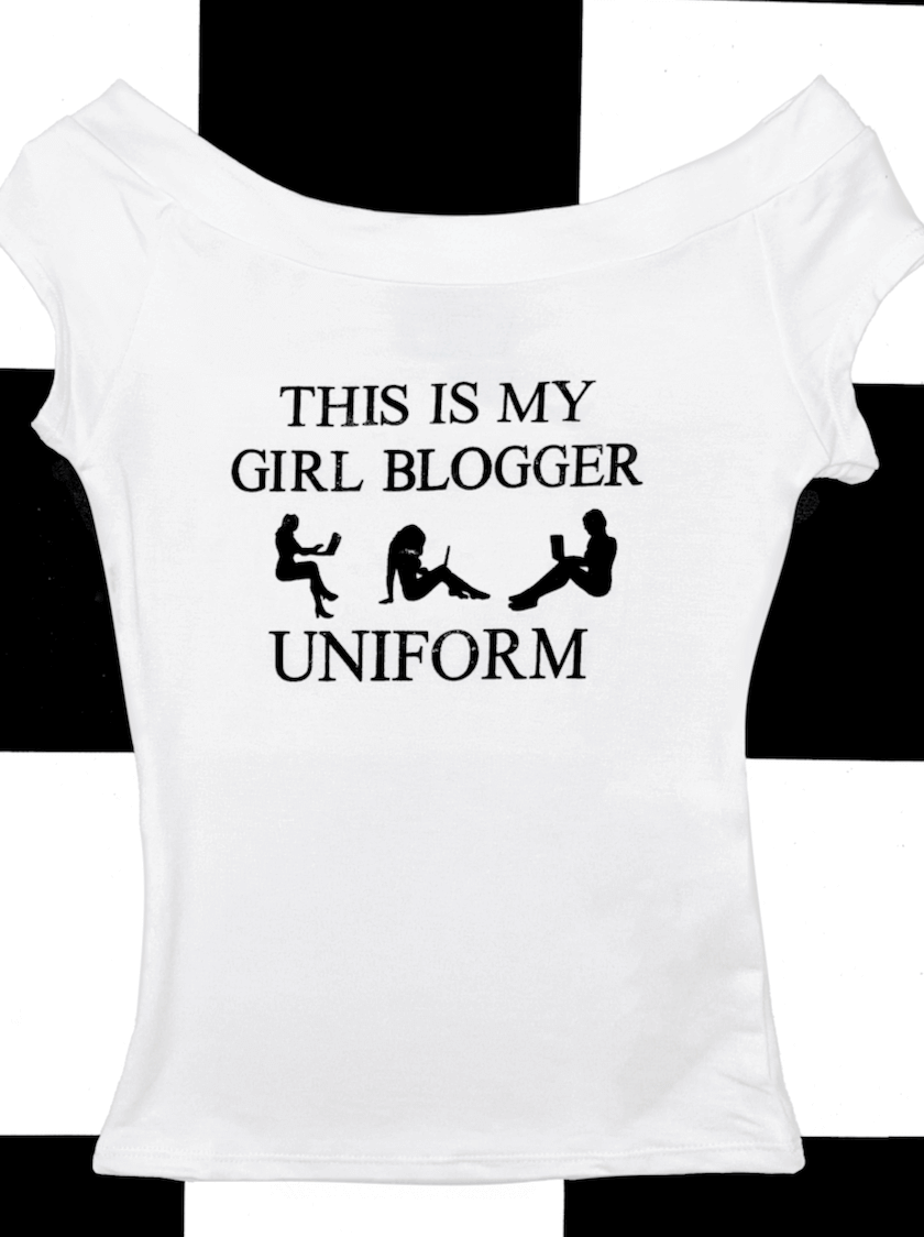 o'mighty GIRL BLOGGER BOATNECK TOP