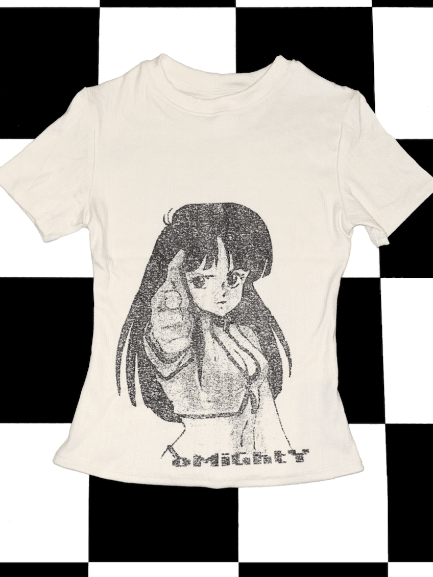 o'mighty GIRL OMIGHTY POINTELLE TEE