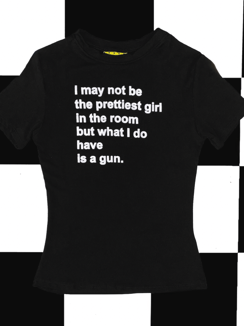 o'mighty GIRL WITH A GUN TEE