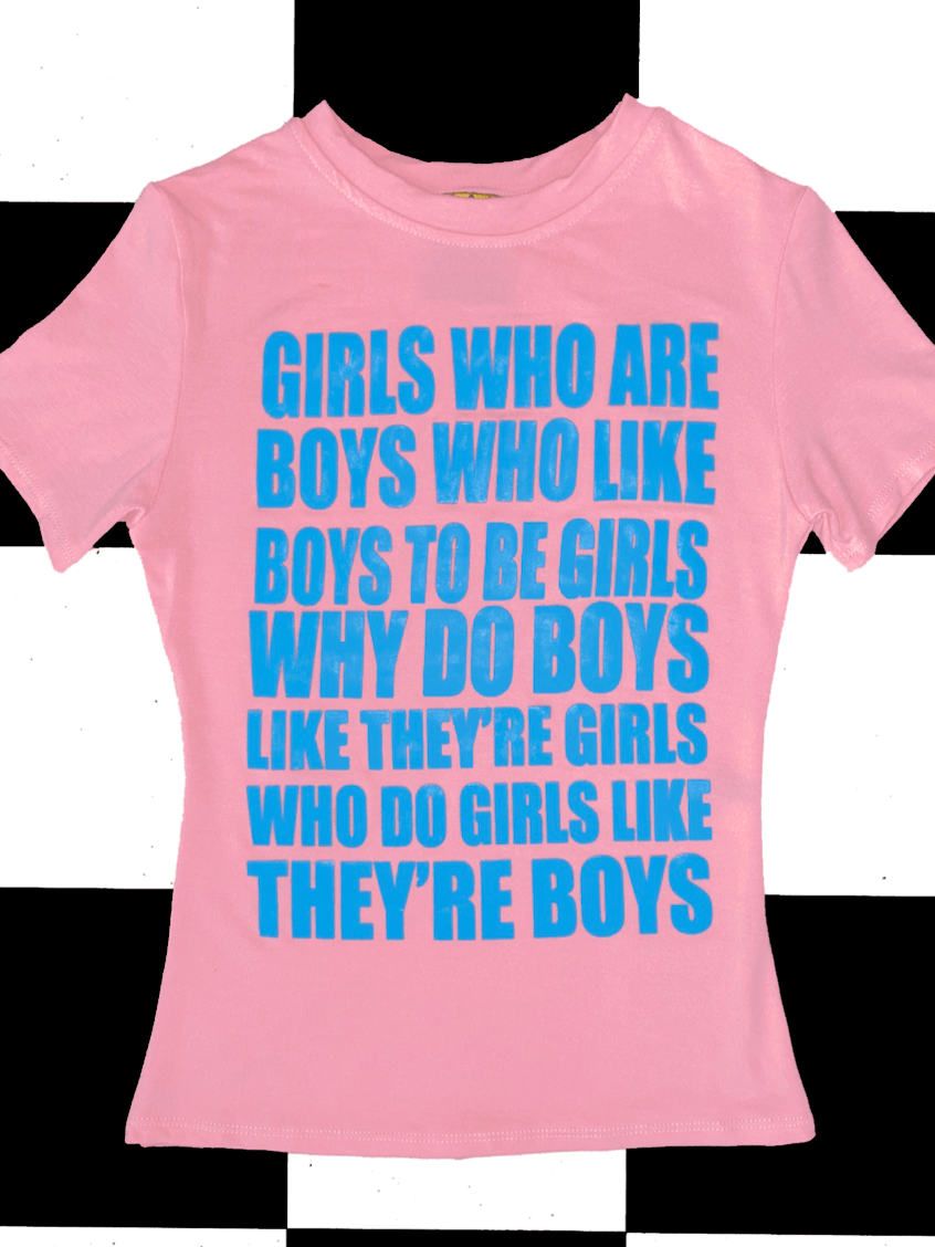 o'mighty GIRLS AND BOYS BABY TEE IN PINK