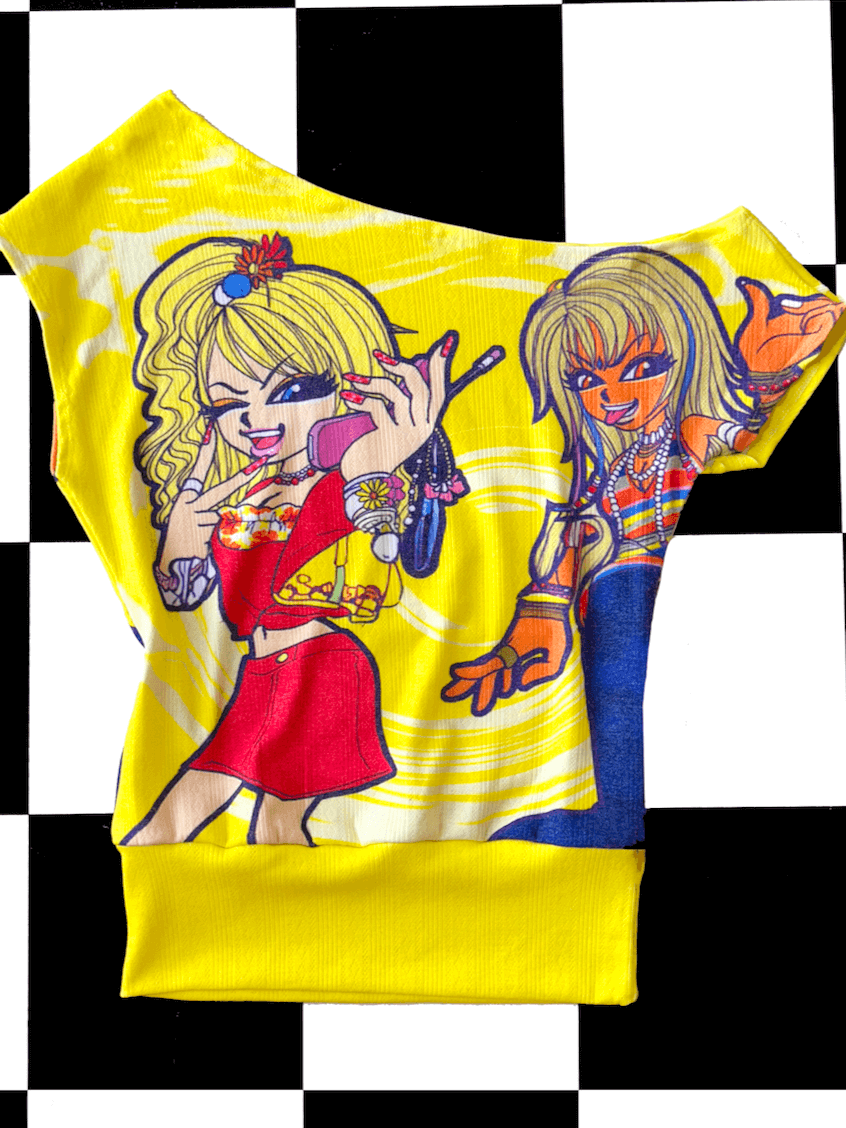 o'mighty GYARU OFF SHOULDER IN YELLOW