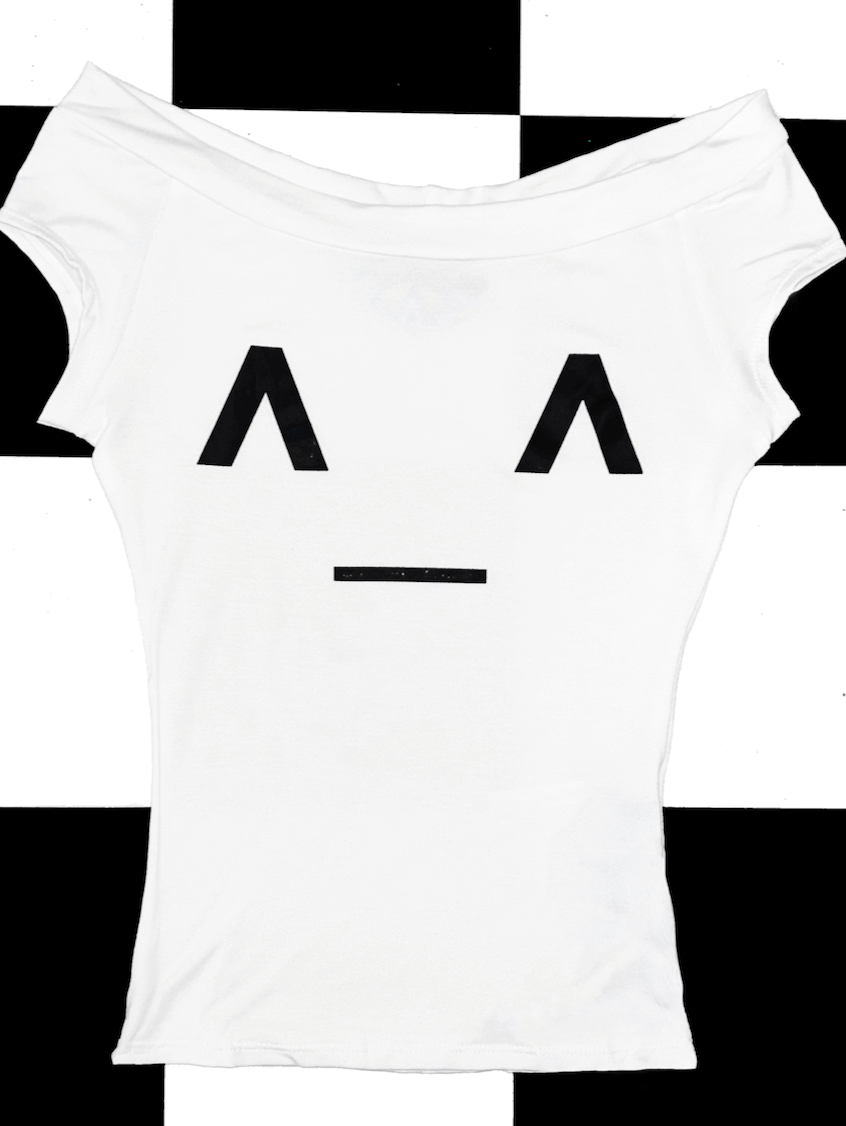 o'mighty HAPPI BOATNECK TOP IN WHITE