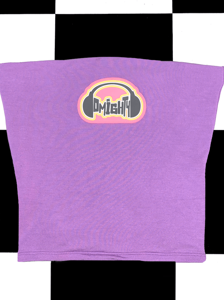 o'mighty HEADPHONE BOOB TUBE IN LILAC