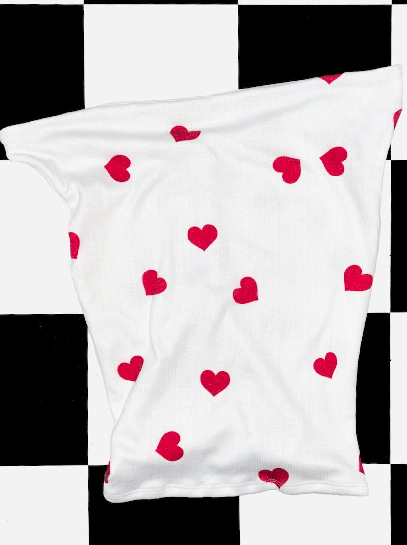 o'mighty HEARTS POINTELLE TOP