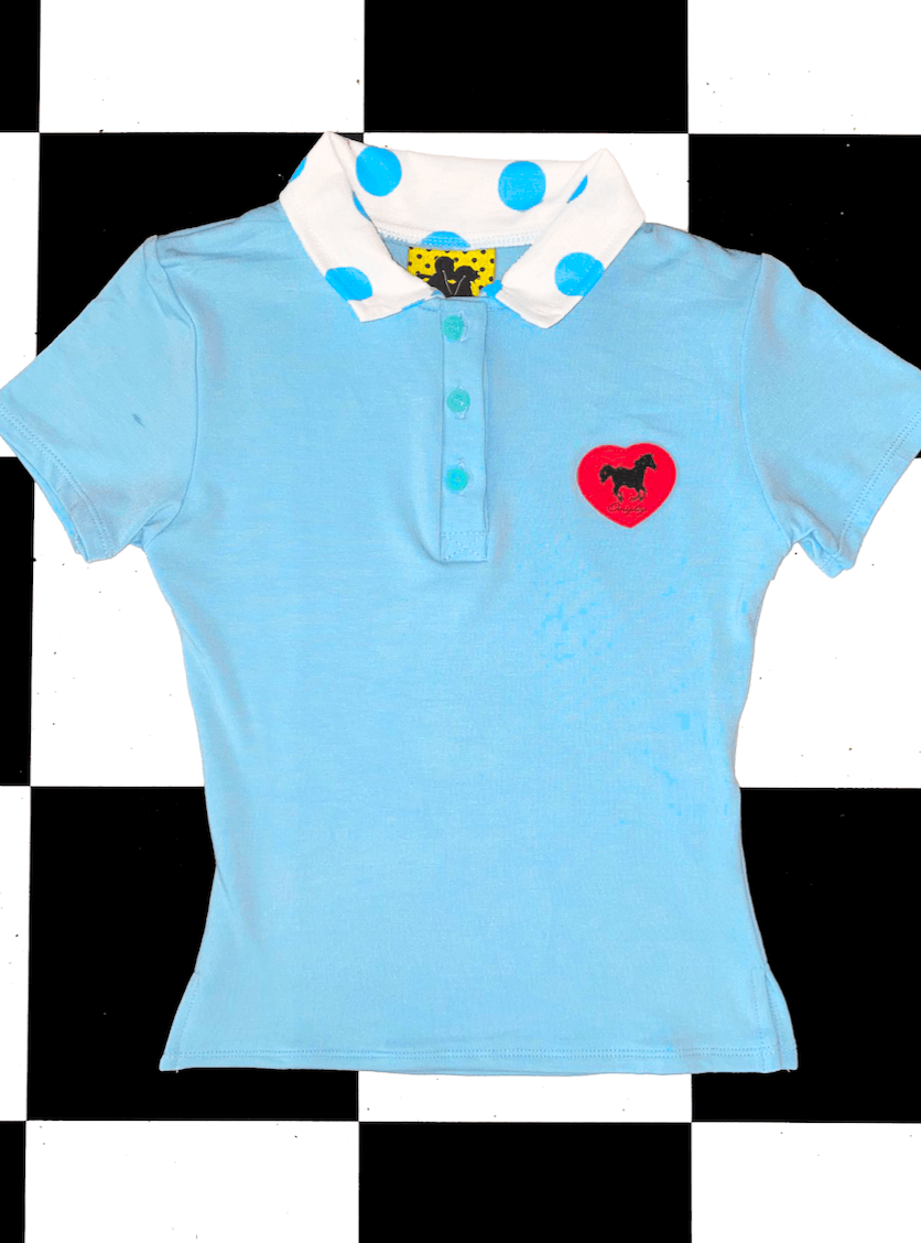 o'mighty HORSE POLO IN BABYBLUE