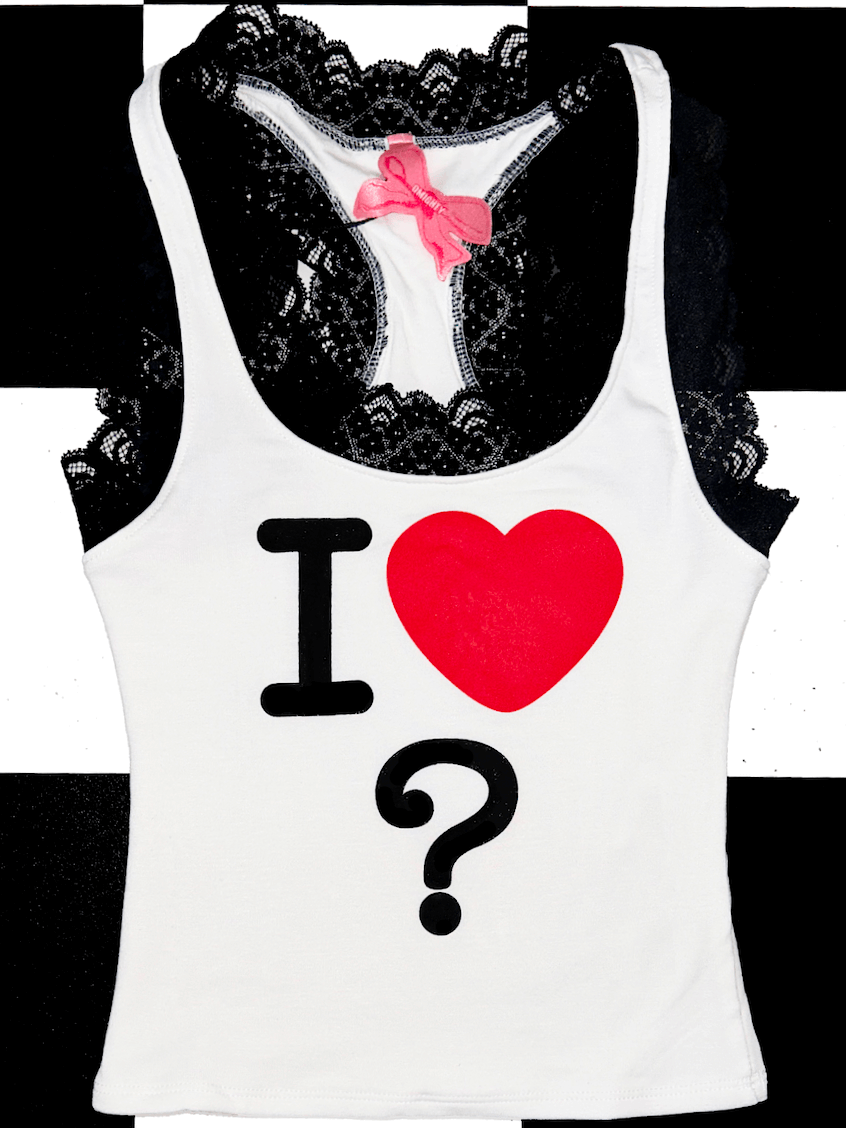 o'mighty I HEART LACE CAMI