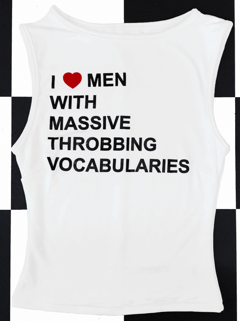 o'mighty I LOVE MEN FITTED TANK