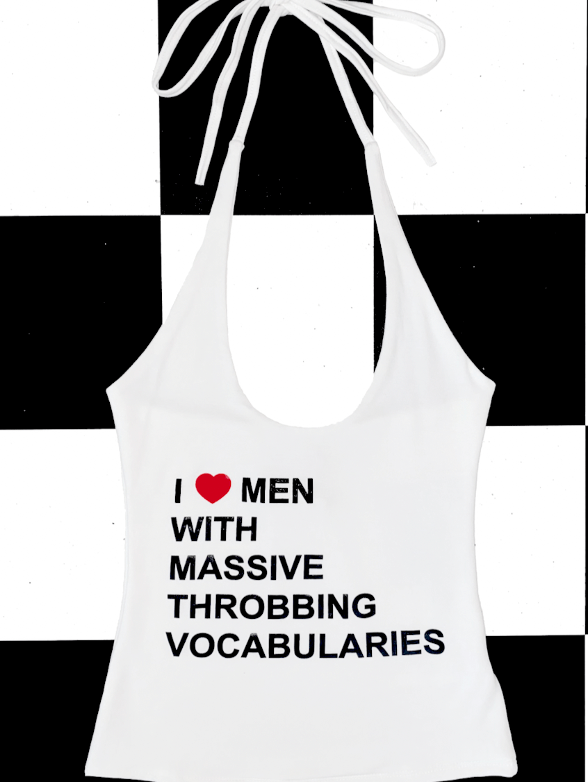 o'mighty I LOVE MEN HALTER