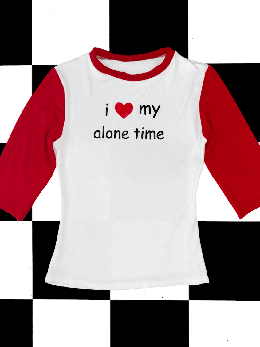 o'mighty I LOVE MY ALONE TIME RAGLAN