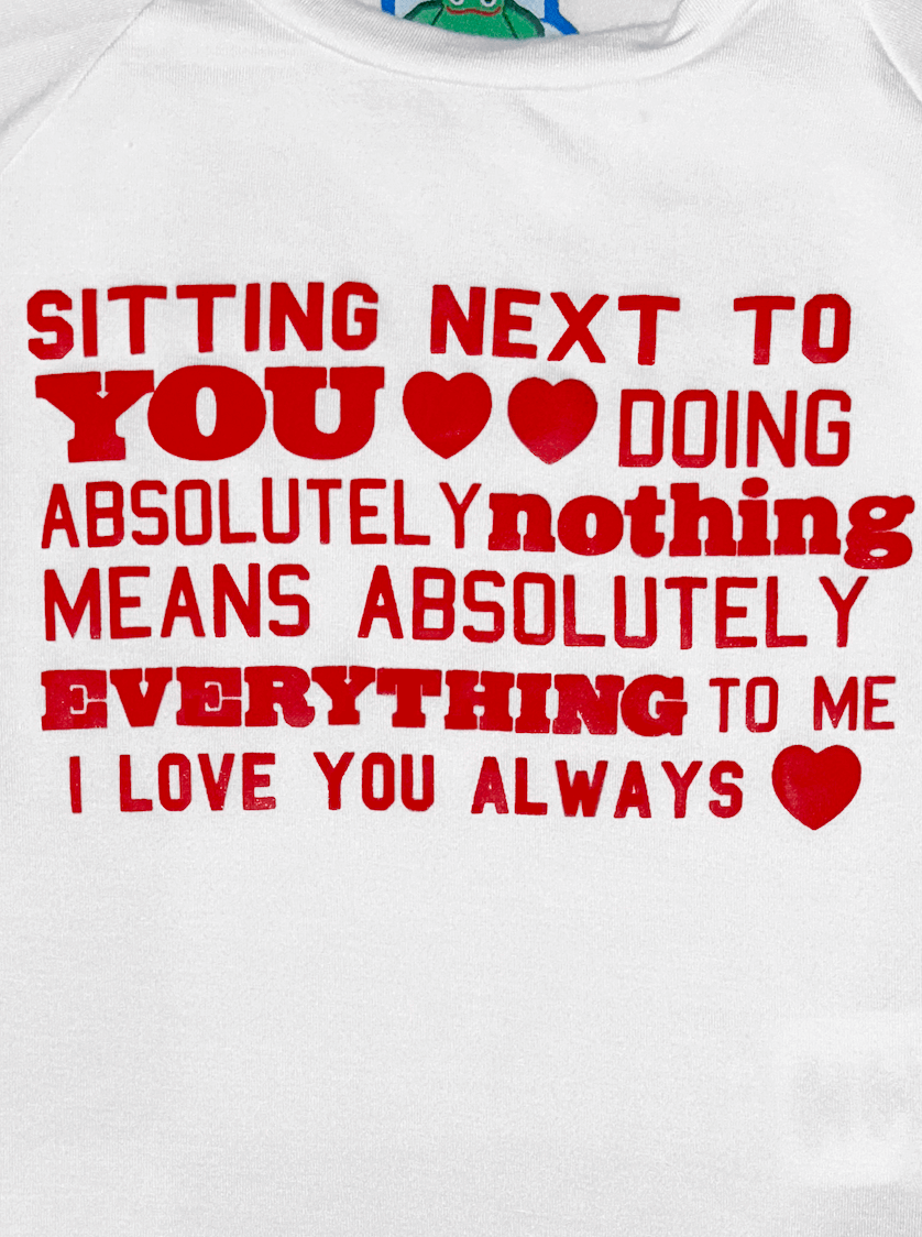 o'mighty I LOVE YOU ALWAYS BABY TEE