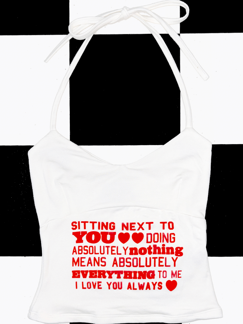 o'mighty I LOVE YOU ALWAYS HALTER