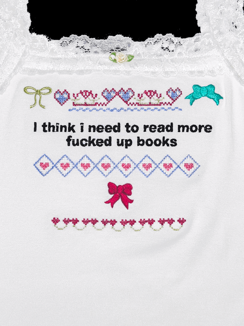 o'mighty I NEED TO READ MORE LACE CAMI