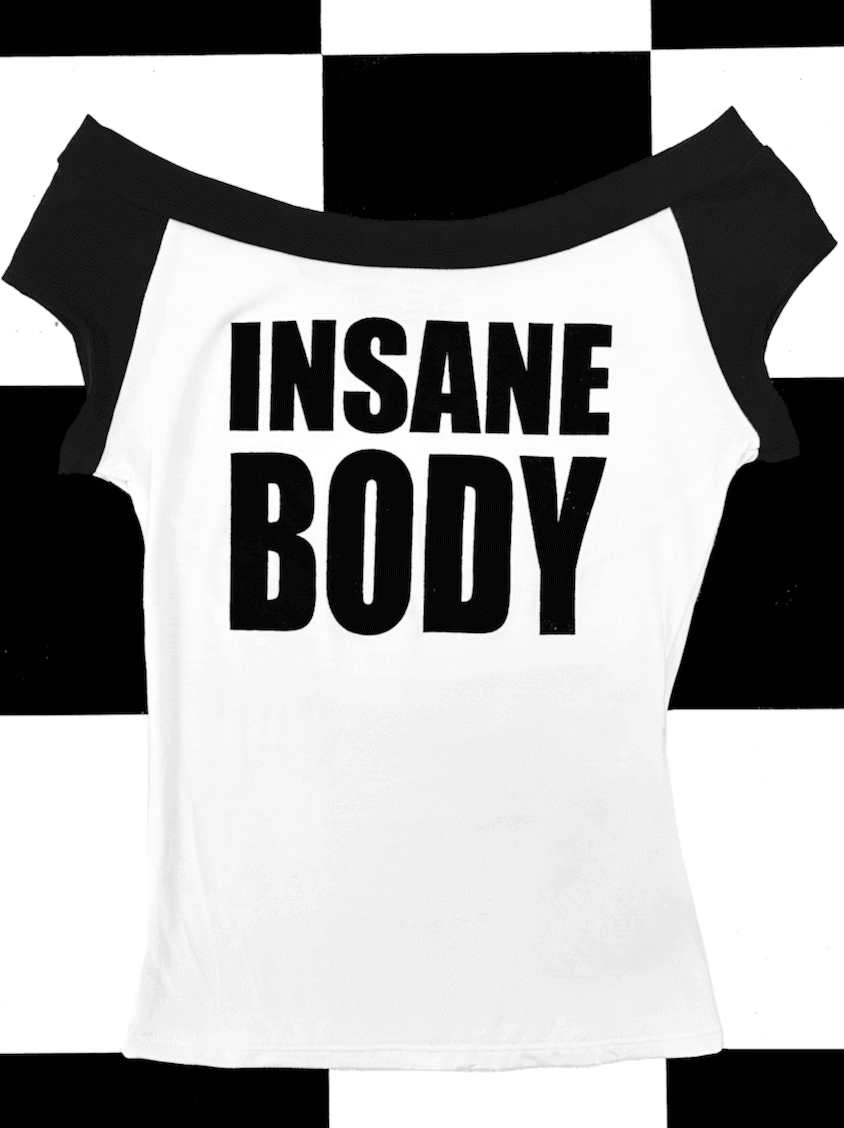 o'mighty INSANE BODY BOATNECK TOP