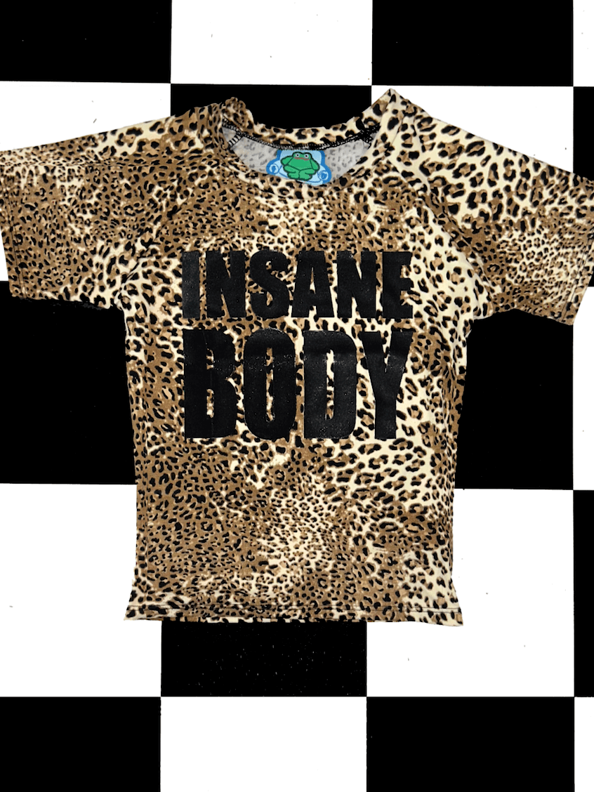 o'mighty INSANE BODY LEOPARD BABY TEE