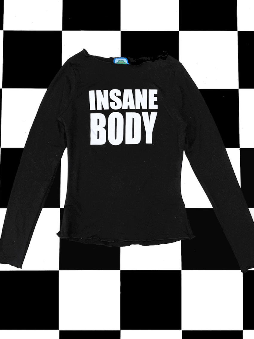 o'mighty INSANE BODY LONG SLEEVES IN BLACK
