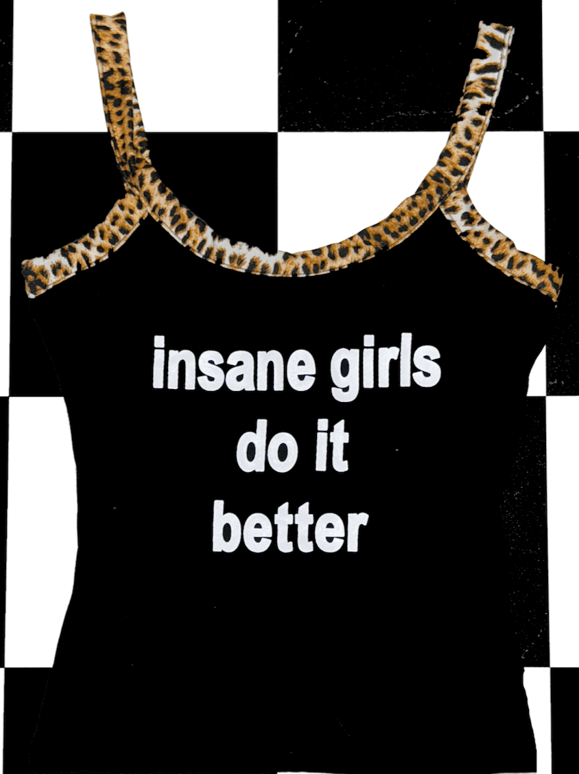o'mighty INSANE GIRLS LEOPARD CAMI