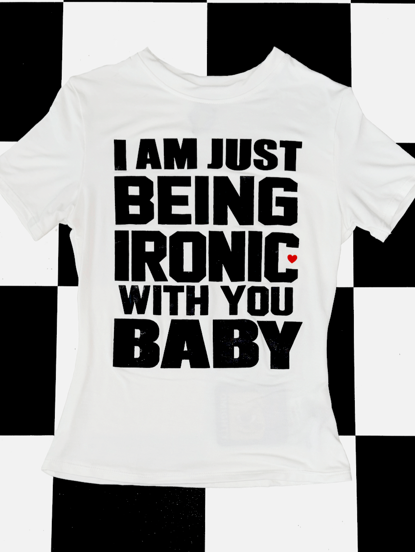 o'mighty IRONIC BABY TEE