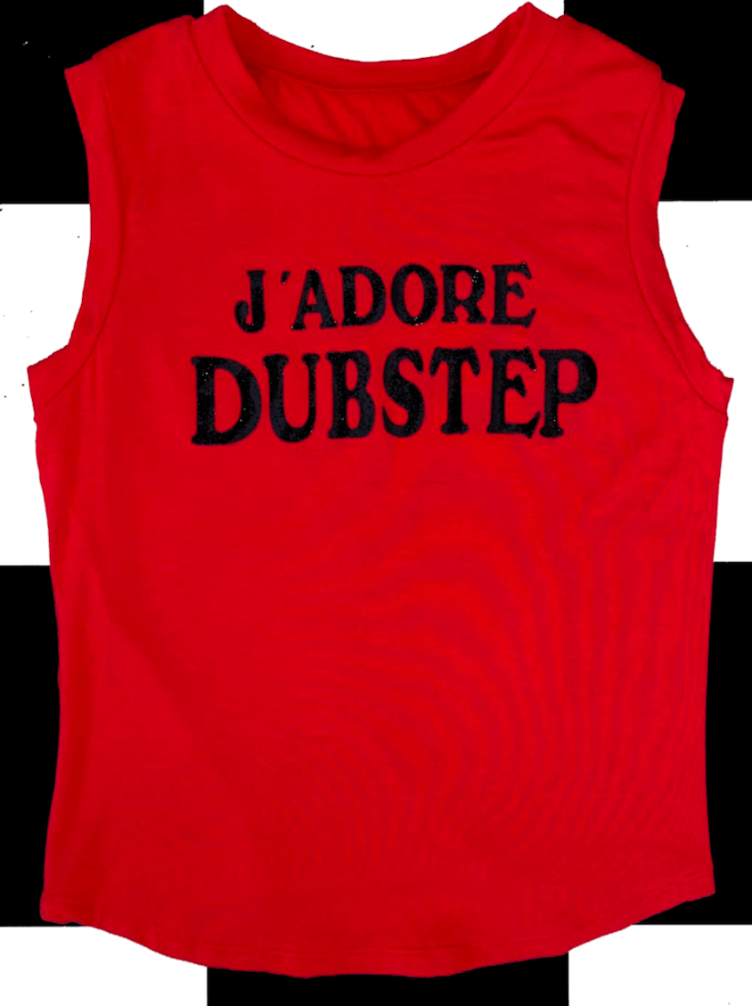 o'mighty JADORE DUBSTEP IN RED