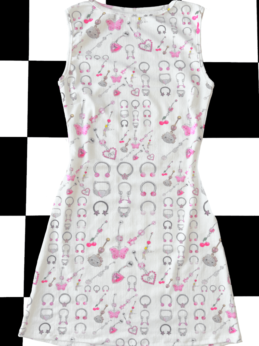 o'mighty JEWELRY POINTELLE DRESS