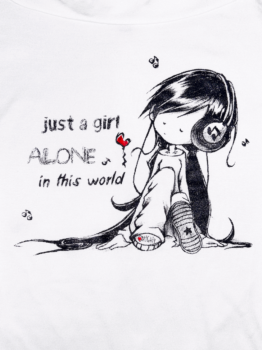 o'mighty JUST A GIRL BOATNECK TOP