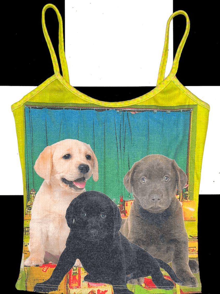 o'mighty LABRADORS POINTELLE CAMI